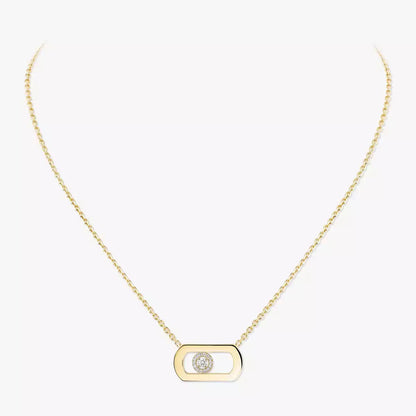 [Lumi]So Move Diamond Necklace in Gold