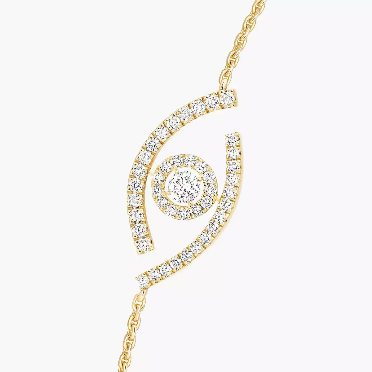 [Lumi]Lucky Eye Pave-Set Diamond Bracelet
