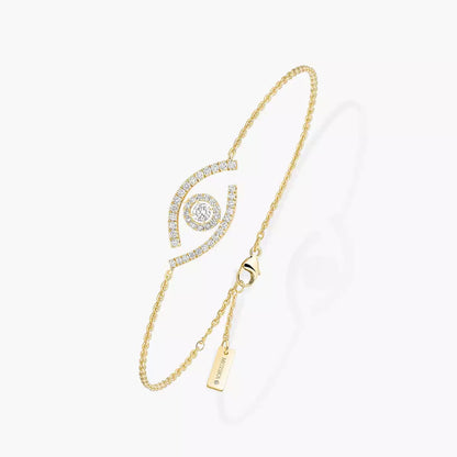 [Lumi]Lucky Eye Pave-Set Diamond Bracelet