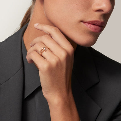 [Lumi Jewelery]JUSTE 1.8MM HALF DIAMOND RING