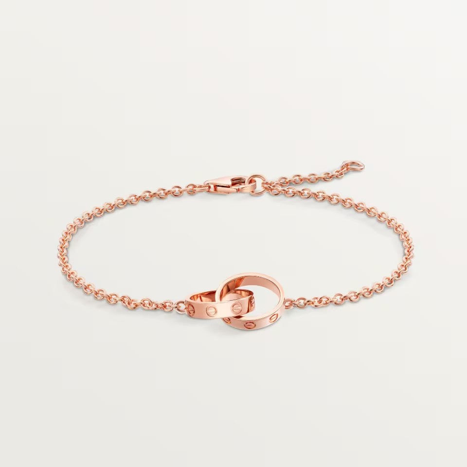 [Lumi] LOVE BRACELET DOUBLE RING