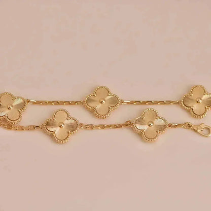 [Lumi Jewels]CLOVER 5 FLOWERS LASER BRACELET