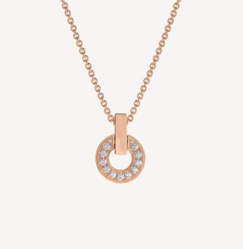 [Lumi Jewels]GARI NECKLACE PINK GOLD DIAMOND