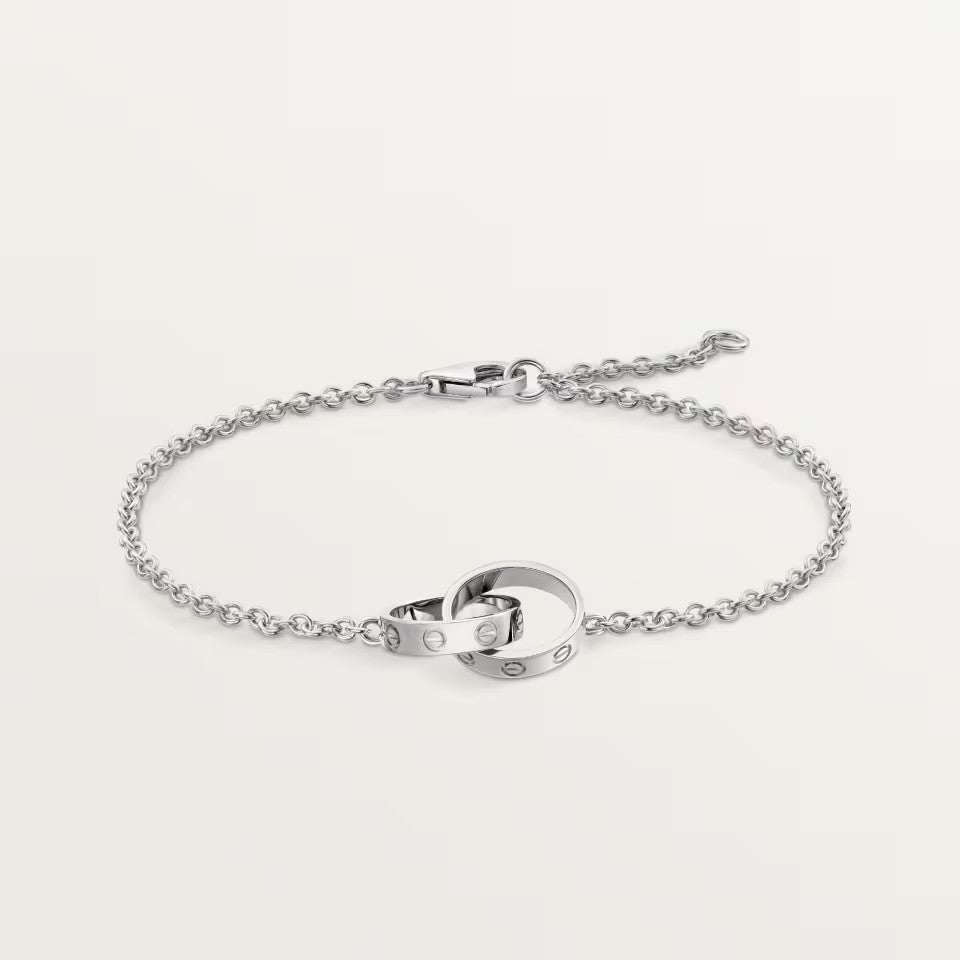 [Lumi] LOVE BRACELET DOUBLE RING