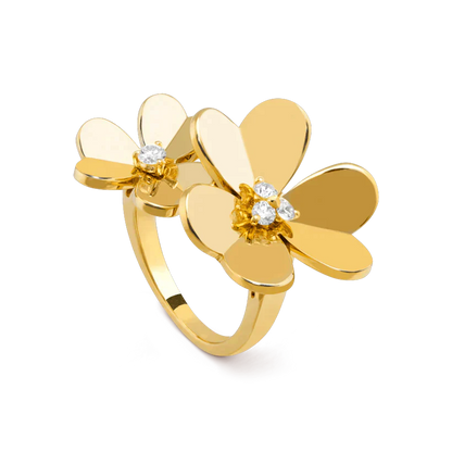 [Lumi Jewels]CLOVER COMOS GOLD DIAMOND RING