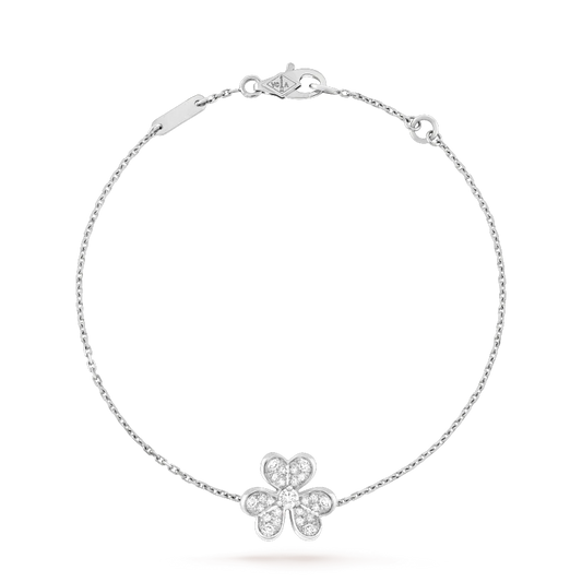 [Lumi Jewels]FRIVOLE SILVER FLOWER DIAMOND BRACELET
