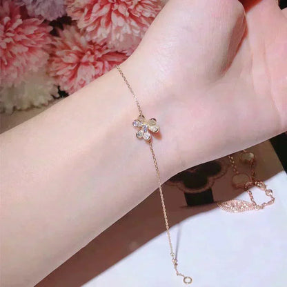 [Lumi Jewels]FRIVOLE GOLD FLOWER DIAMOND BRACELET