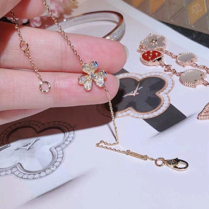 [Lumi Jewels]FRIVOLE GOLD FLOWER DIAMOND BRACELET