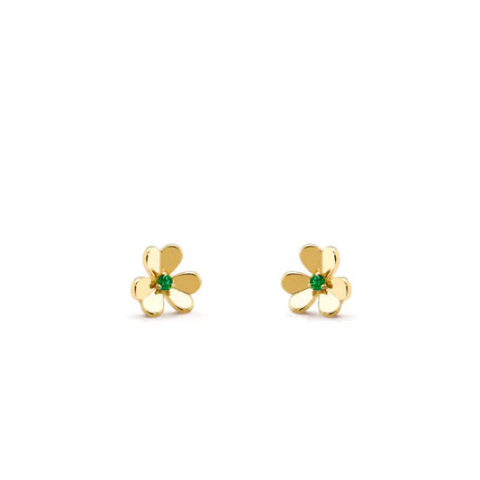 [Lumi Jewels]FRIVOLE  FLOWER MALACHITE EARRINGS