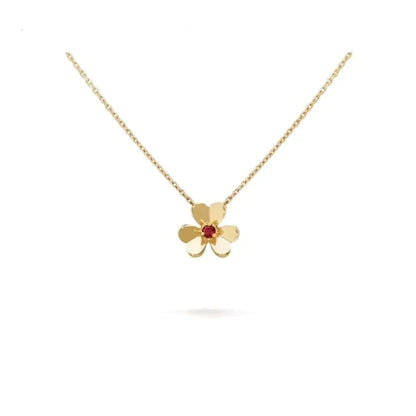 [Lumi Jewels]FRIVOLE GOLD FLOWER NECKLACE