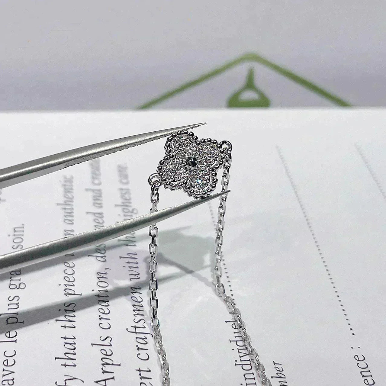 [Lumi Jewels]CLOVER  SINGLE FLOWER BRACELET SILVER