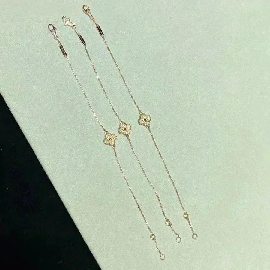 [Lumi Jewels]CLOVER SINGLE FLOWER BRACELET