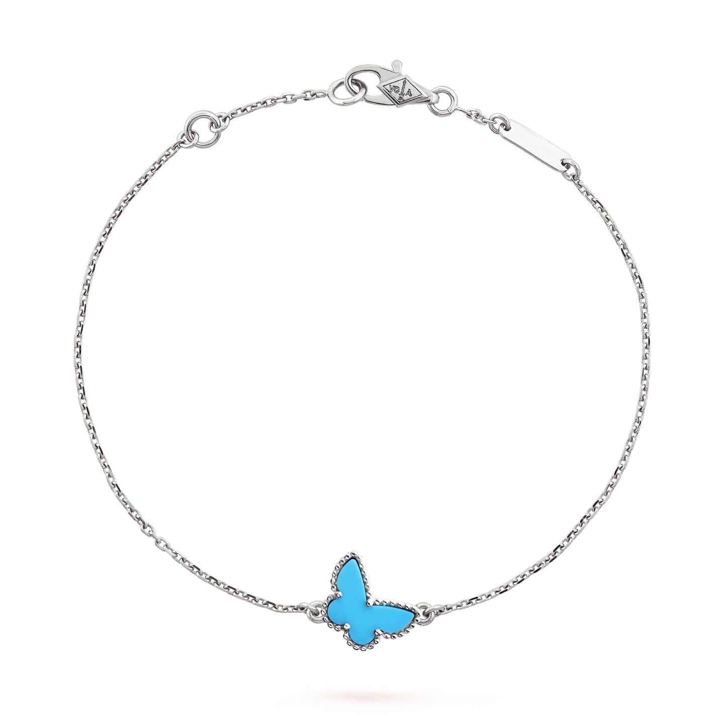 [Lumi Jewels]BUTTERFLY TURQUOISE BUTTERFLY BRACELET SILVER