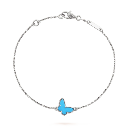[Lumi Jewels]BUTTERFLY TURQUOISE BUTTERFLY BRACELET SILVER