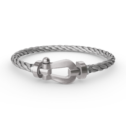 [Lumi Jewels]FORCE LARGE HORSESHOE NO DIAMOND BRACELET SILVER
