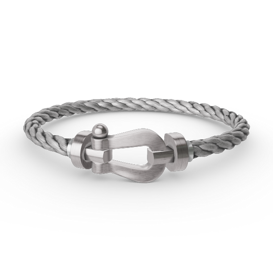 [Lumi Jewels]FORCE LARGE HORSESHOE NO DIAMOND BRACELET SILVER
