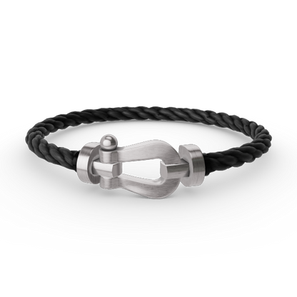 [Lumi Jewels]FORCE LARGE HORSESHOE NO DIAMOND BRACELET SILVER