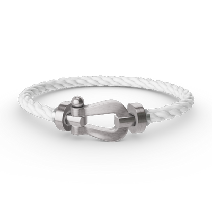 [Lumi Jewels]FORCE LARGE HORSESHOE NO DIAMOND BRACELET SILVER