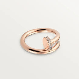 [Lumi Jewels]JUSTE RING 2.65MM PINK GOLD DIAMOND