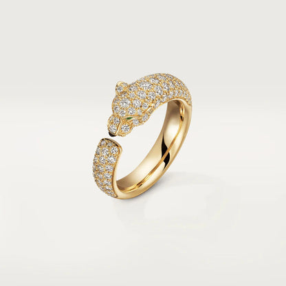 [Lumi Jewels]PANTHERE PINK GOLD DIAMOND RING
