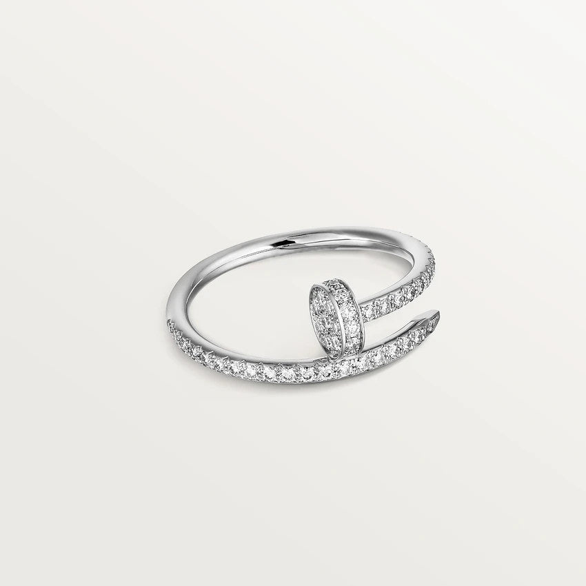 [Lumi Jewels]JUSTE RING 1.8MM SILVER DIAMONDS
