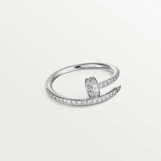 [Lumi Jewels]JUSTE RING 1.8MM SILVER DIAMONDS